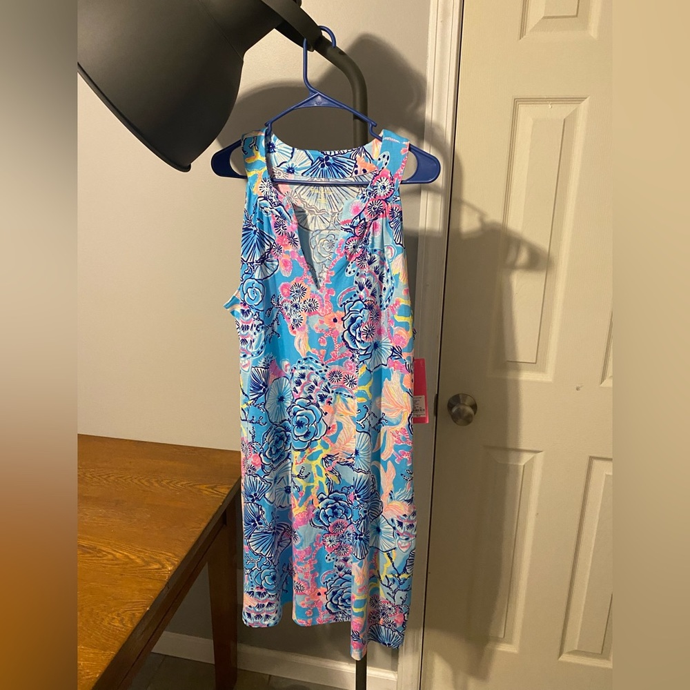 NWT Lilly Pulitzer Ross Dress Bali Blue Once Upon A Tide